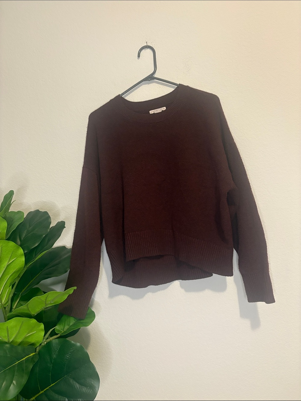 Sincerely Jules Everyday Crewneck Sweater in Dark purple Large